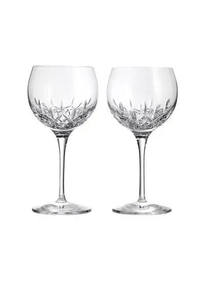 Waterford Crystal Lismore Essence Balloon Wine Glass Set of 2